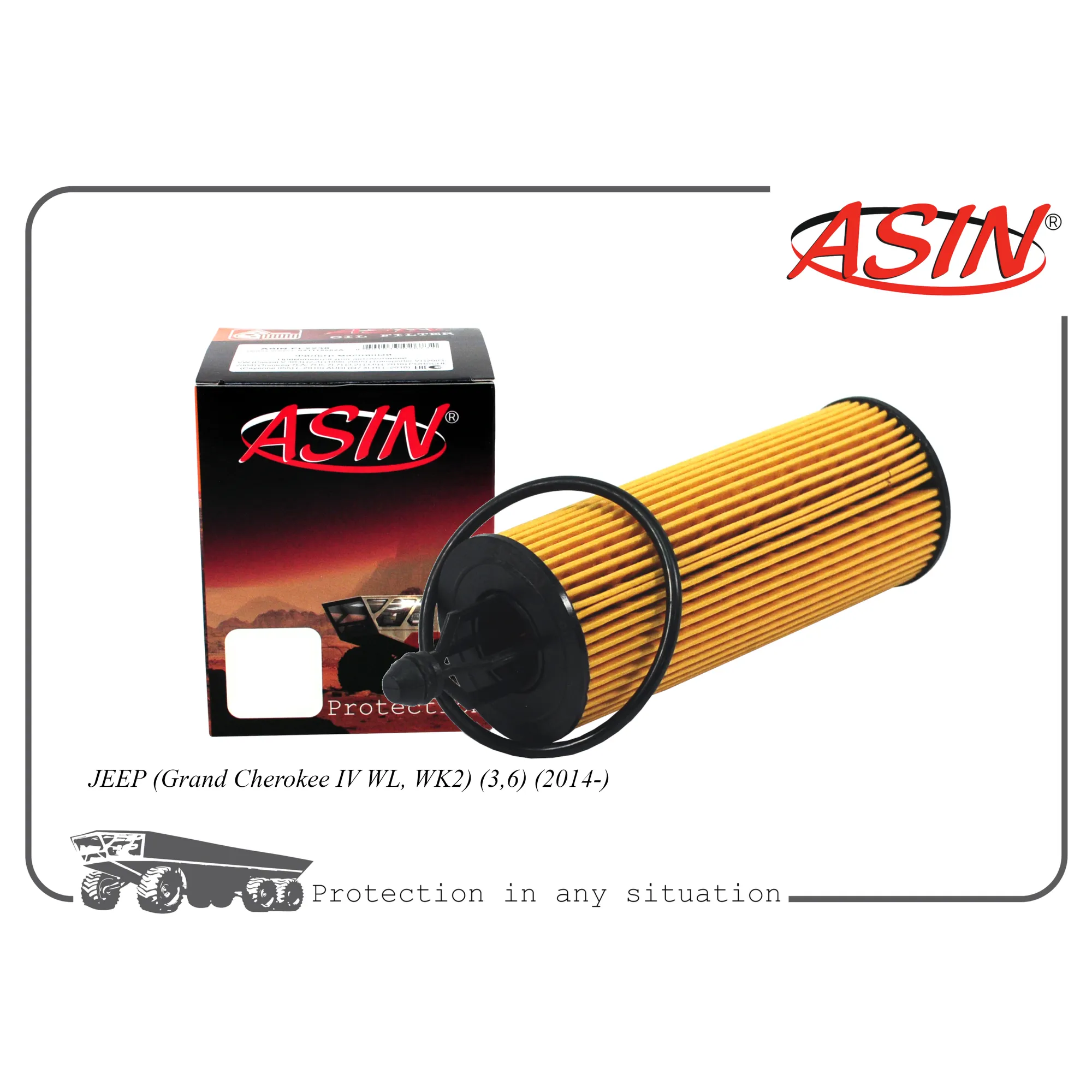 Фильтр масляный 68191349AC/ASIN.FL2285 ASIN ASINFL2285