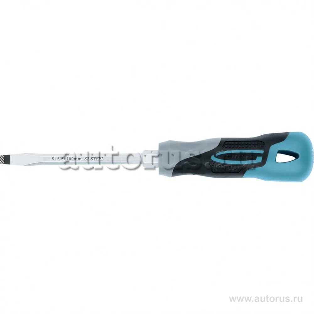 Отвертка SL5, 5x100 мм, S2, трехкомпонентная рукоятка GROSS 12110