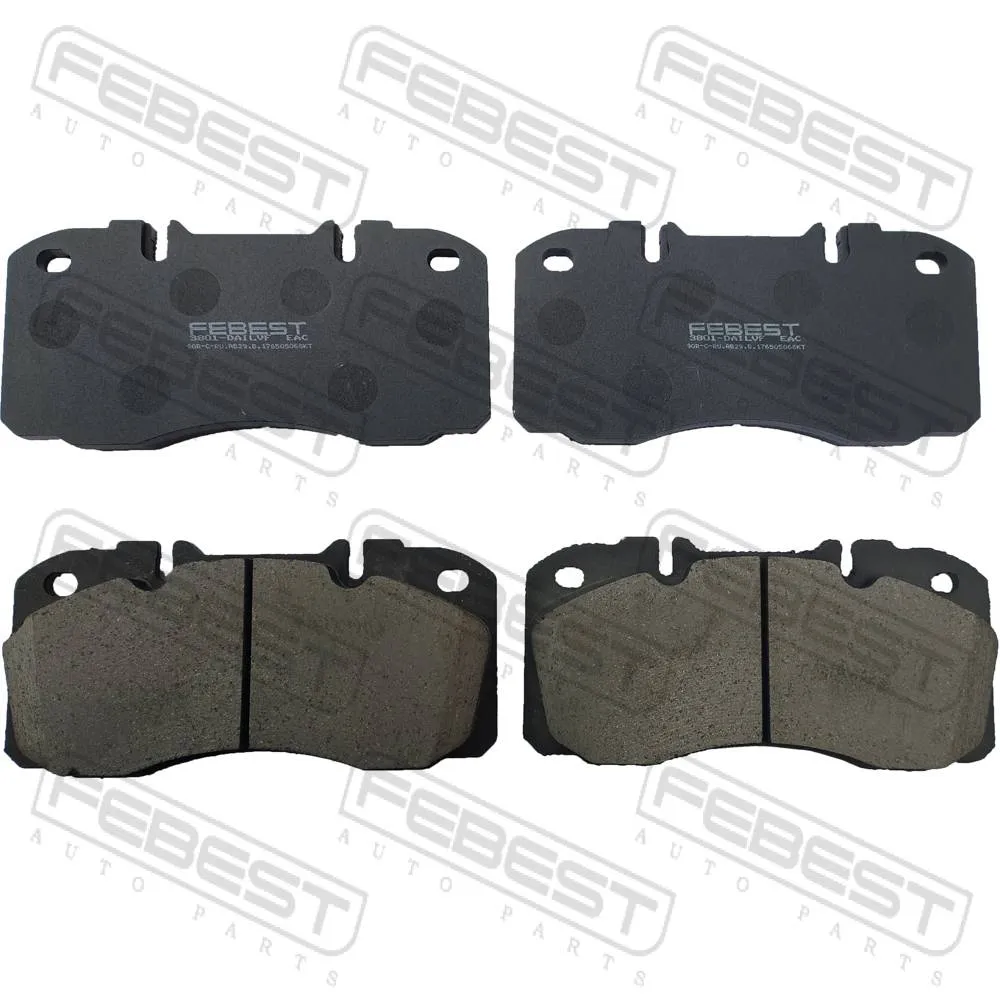 Колодки тормозные передние IVECO 65E12H EUROCARGO FEBEST 3801-DAILVF