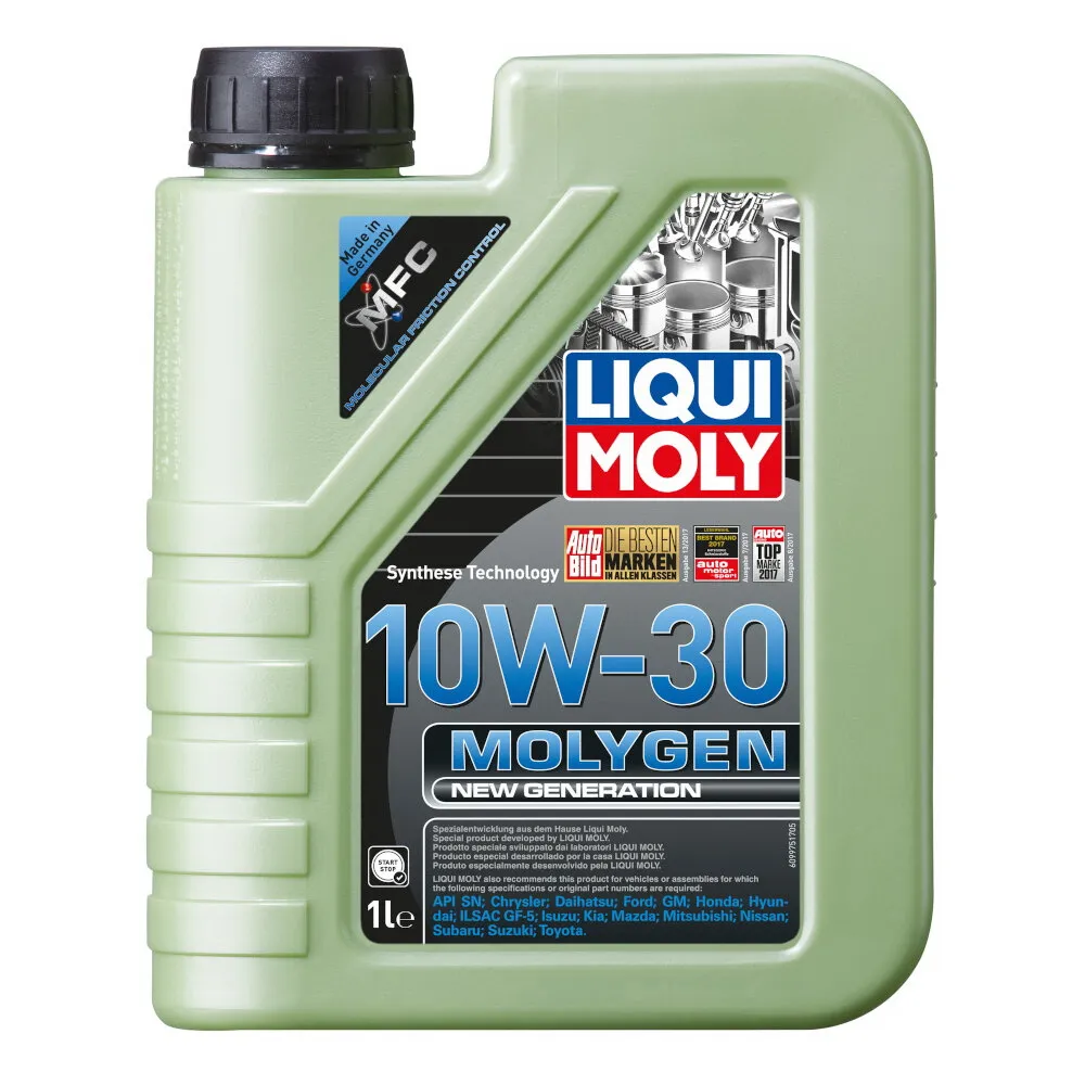Масло моторное Molygen New Generation 10W-30 SP GF-6A (1л) LIQUI MOLY 9975