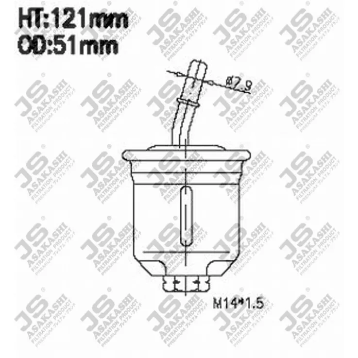 Фильтр топливный JS ASAKASHI FS3203