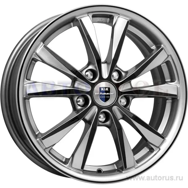 Диск литой R16 6.5J 5x114.3/67.1 ET45 КИК Спайдер бинарио 28434