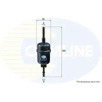 ФИЛЬТР ТОПЛ FRD FIESTA/FUSION/MAZ 2 1.2/1.4/1.6 02- COMLINE EFF202