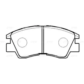 Тормозные колодки CTR CKM-53