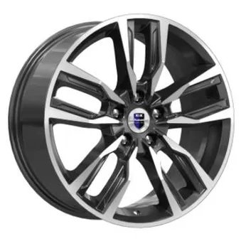 Диск литой R18 8J 5x114.3/66.1 ET40 КИК Борэй Алмаз черный 75850