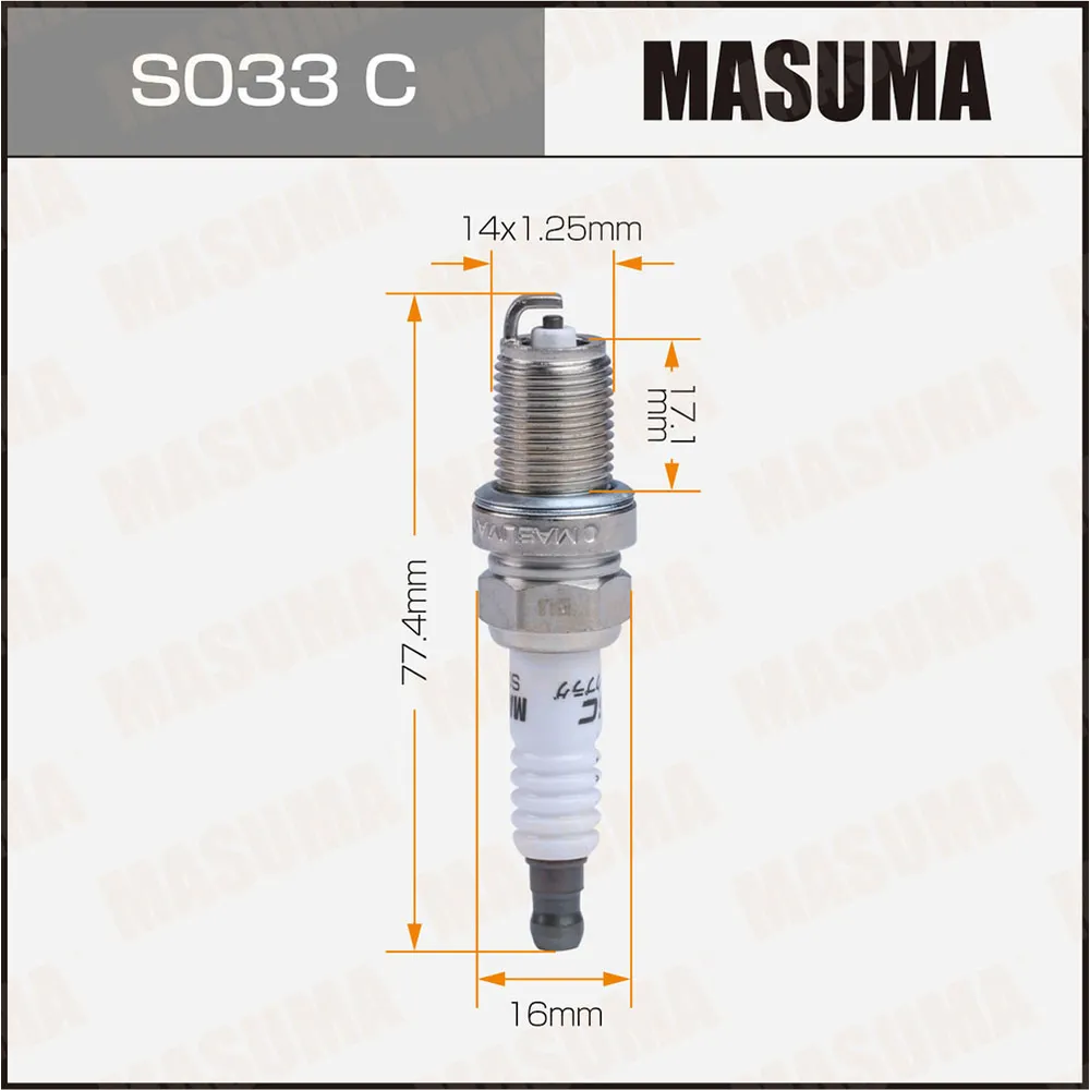 Свеча зажигания BCPR5ES-11 (3524) MASUMA S033C
