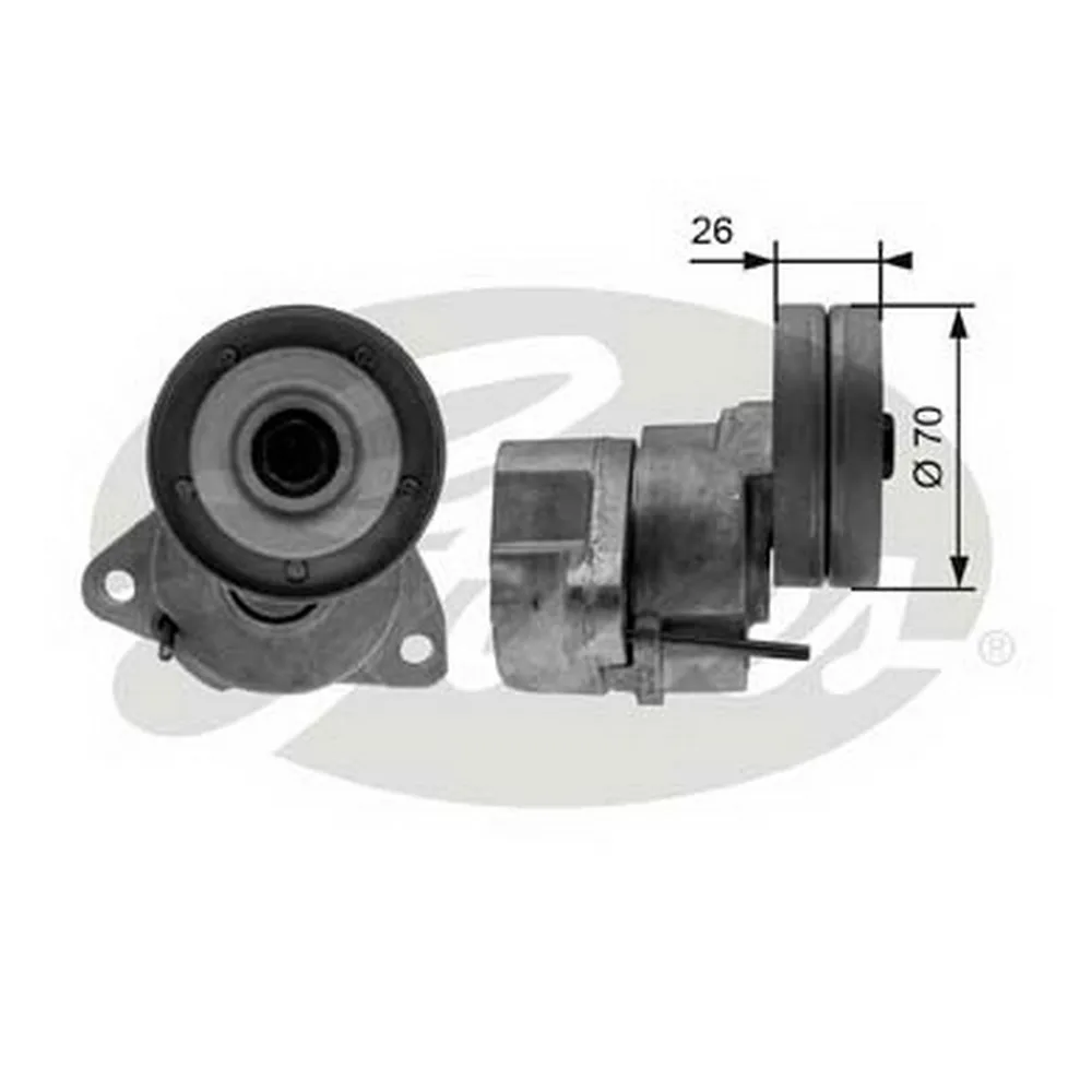 Натяжитель ремня прив. CHEVROLET CAPTIVA 2.4LACETTI 1.8