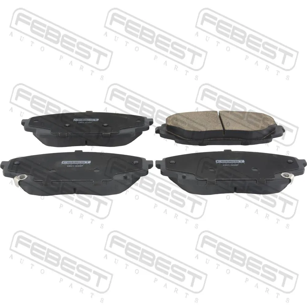 КОЛОДКИ ТОРМОЗНЫЕ ПЕРЕДНИЕ FEBEST 6801GS8F