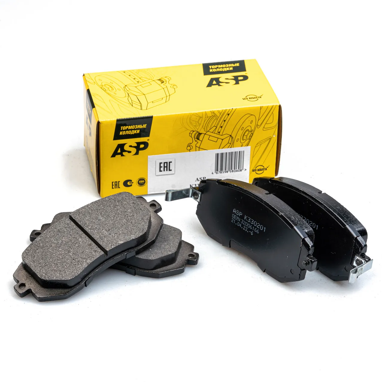 Колодки тормозные передние Subaru Legacy/Outback/Impreza/Forester ASP K330201