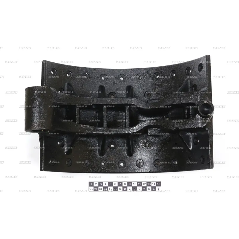 Тормозная колодка (без накладки) ZEVS BL1001