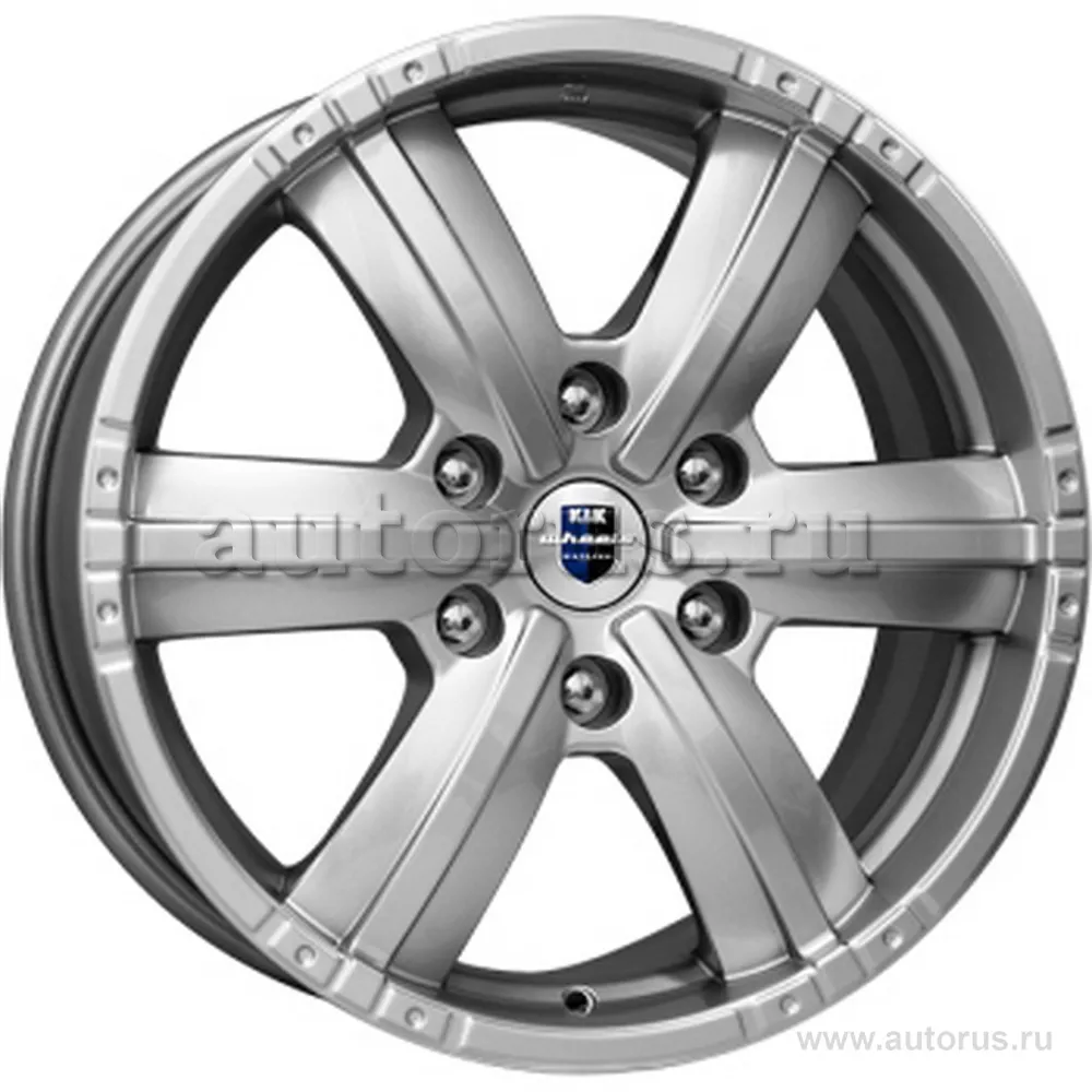 Диск литой R18 8J 6x139.7/108.1 ET38 КИК Окинава блэк платинум 18943