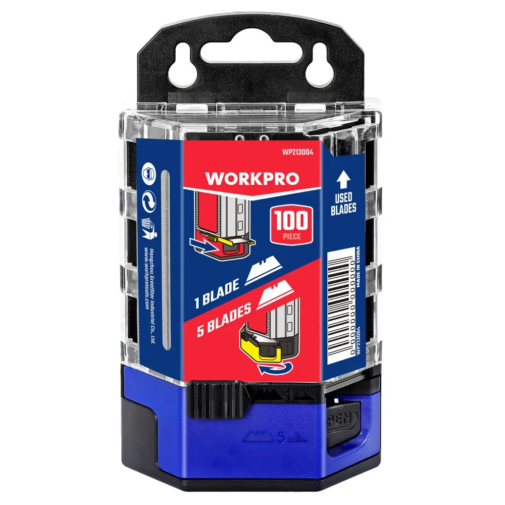 Лезвия SK5 100шт для ножа универсального с диспенсером WP213004 WORKPRO WORKPRO WP213004