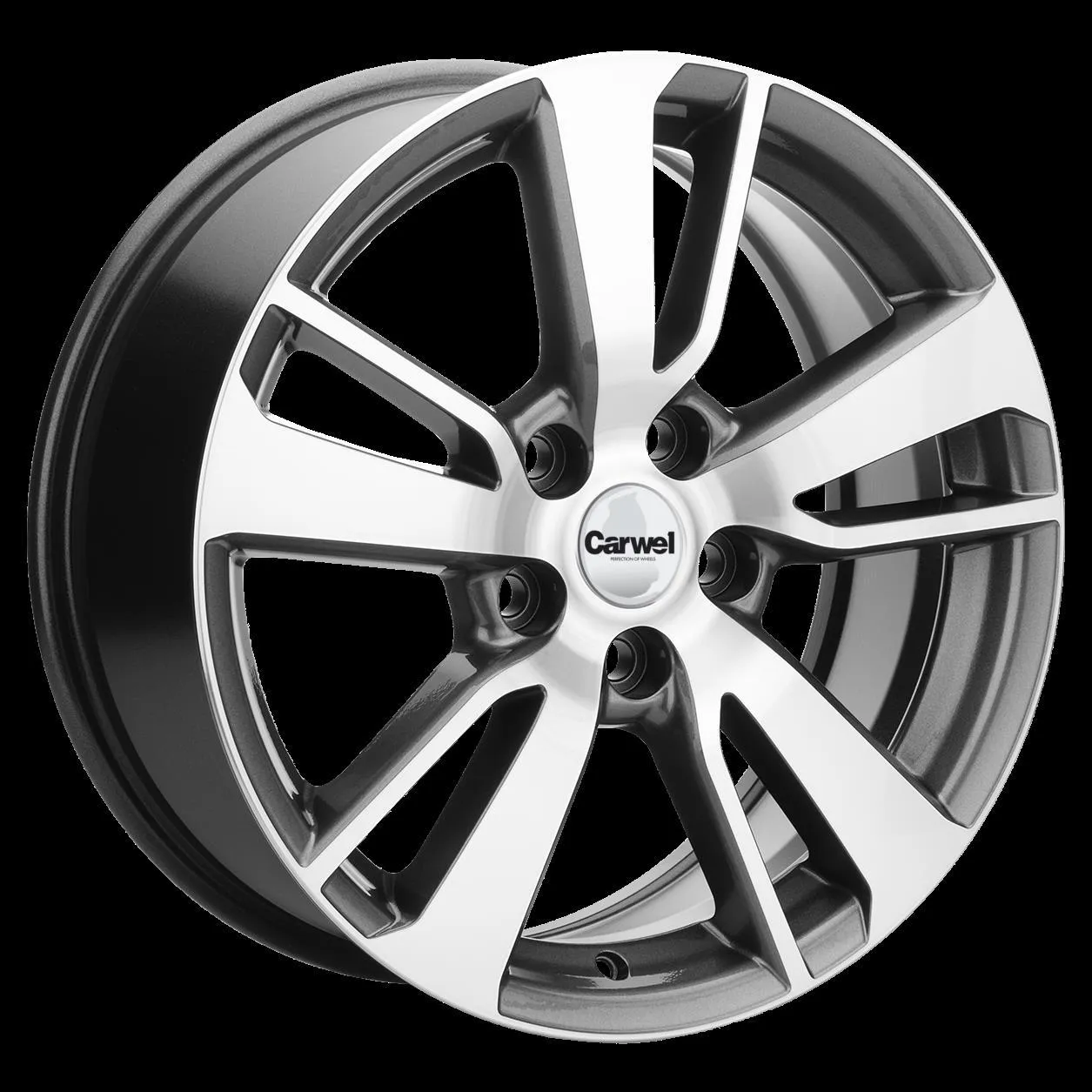 Диск литой R17 7J 5x114.3/67.1 ET43.5 Carwel Чага 1704 AGR 00115867