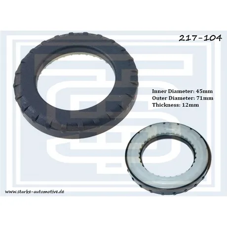 Подшипник опорный CHRYSLER VOYAGER IV передний 45x71x12mm STARKE 217-104