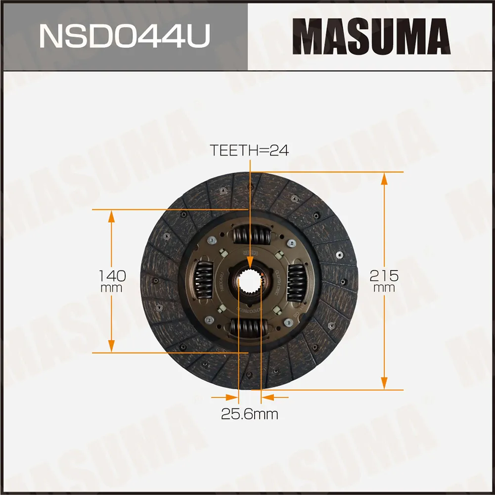 Диск сцепления MASUMA NSD044U