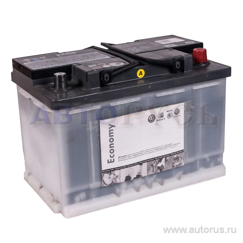 Уценка Аккумулятор VAG Standart 72 А/ч обратный R+ 278x175x190 L3 EN 350 А