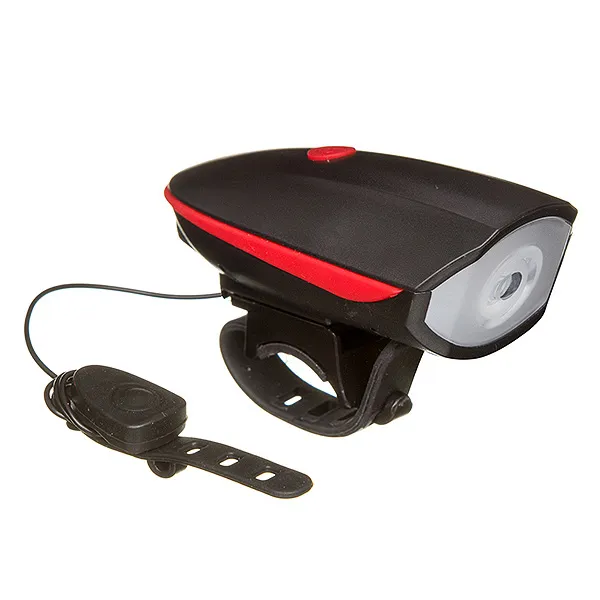 Фонарь STG передний с сигналом FL1544A ,300 люмен, usb,бат.в комл. (1200mAH) кноп. Для гудка.140 дб. STG Х88382