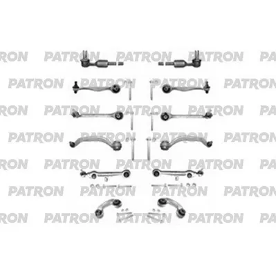 Комплект рычагов подвески рыч+н+стб+болты AUDI A6 1997-2005 & 4B, C5 (Year O PATRON PS5679