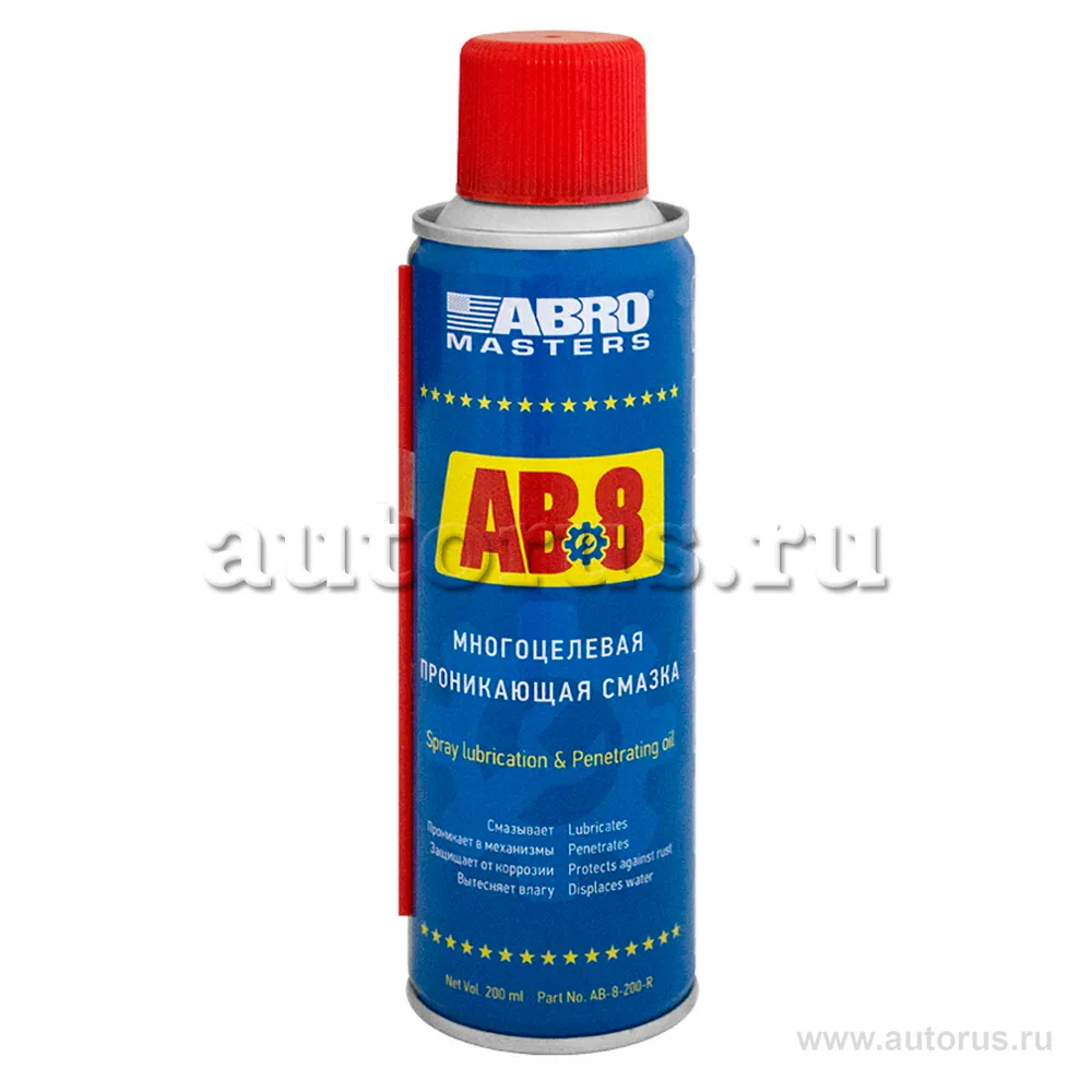Смазка универсальная проникающая АМ (200 мл) ABRO ABRO AB8200R