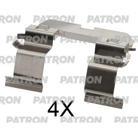 Комплект монтажный тормозных колодок дисковых MAZDA: MPV II 02-, SUBARU: TRIBECA 05- PATRON PSRK1292