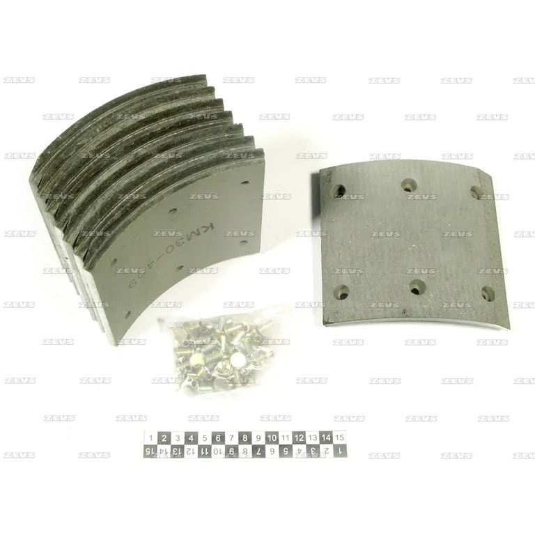 Накладки тормозные ZEVS Z3206-1400