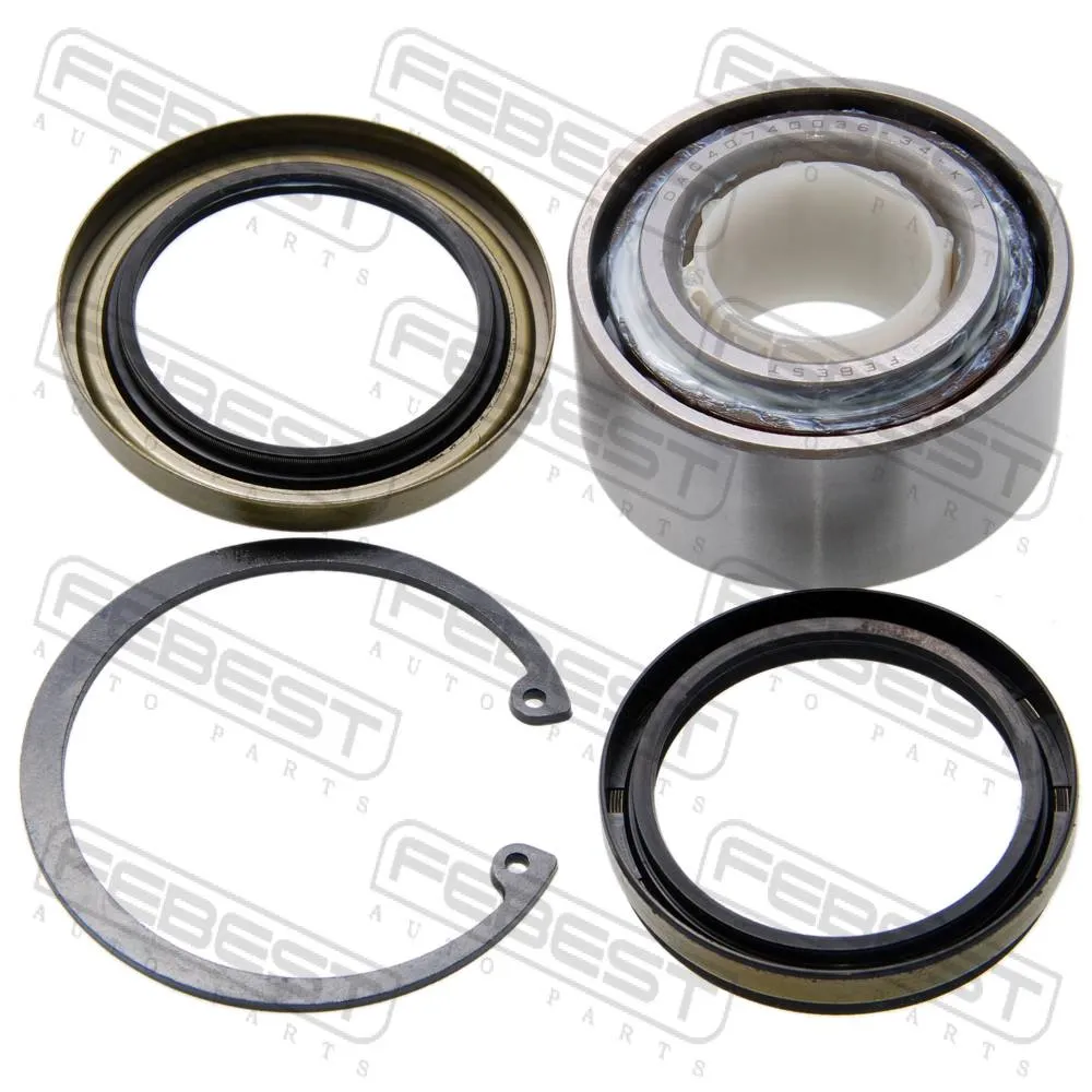Подшипник ступичный передний 40x74x34x36 MITSUBISHI LANCER/MIRAGE CJ-CP# 1995.08-2000.08 [J FEBEST DAC40740036-34KIT