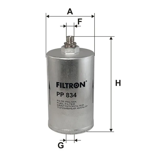 Фильтр топливный FILTRON PP834