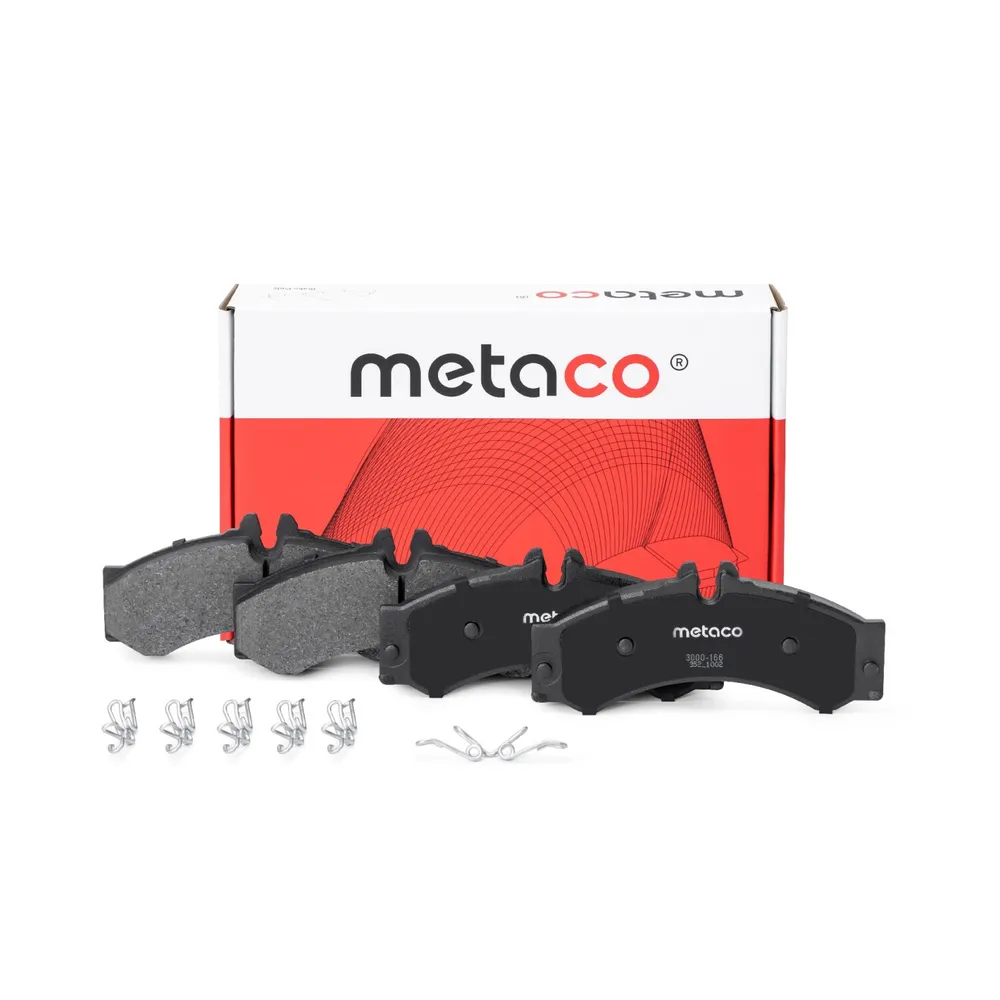 Колодки тормозные передние к-кт MB SPRINTER 95>/VW LT 96> передние/ задние Metaco 3000-166