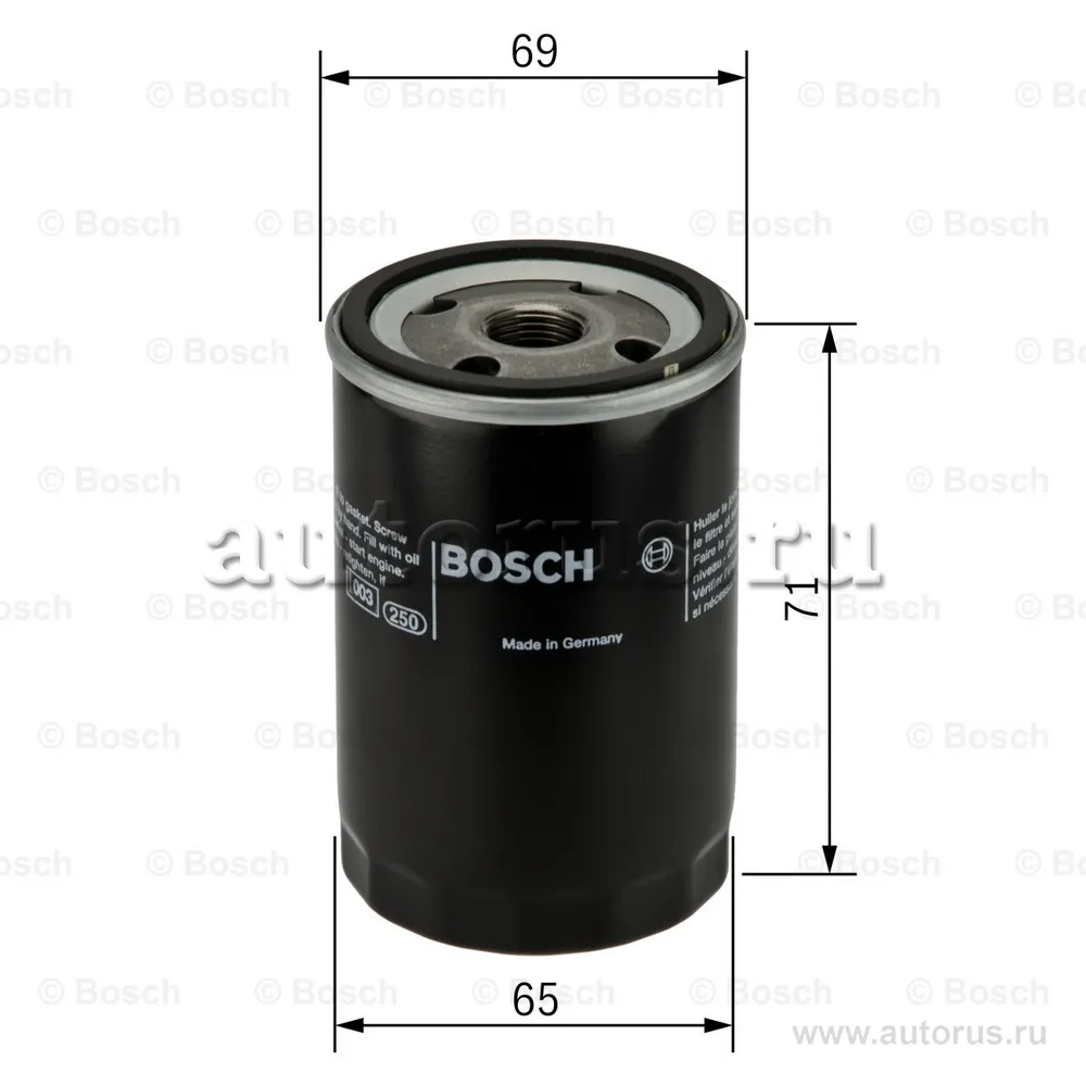 Фильтр масляный BOSCH F 026 407 001