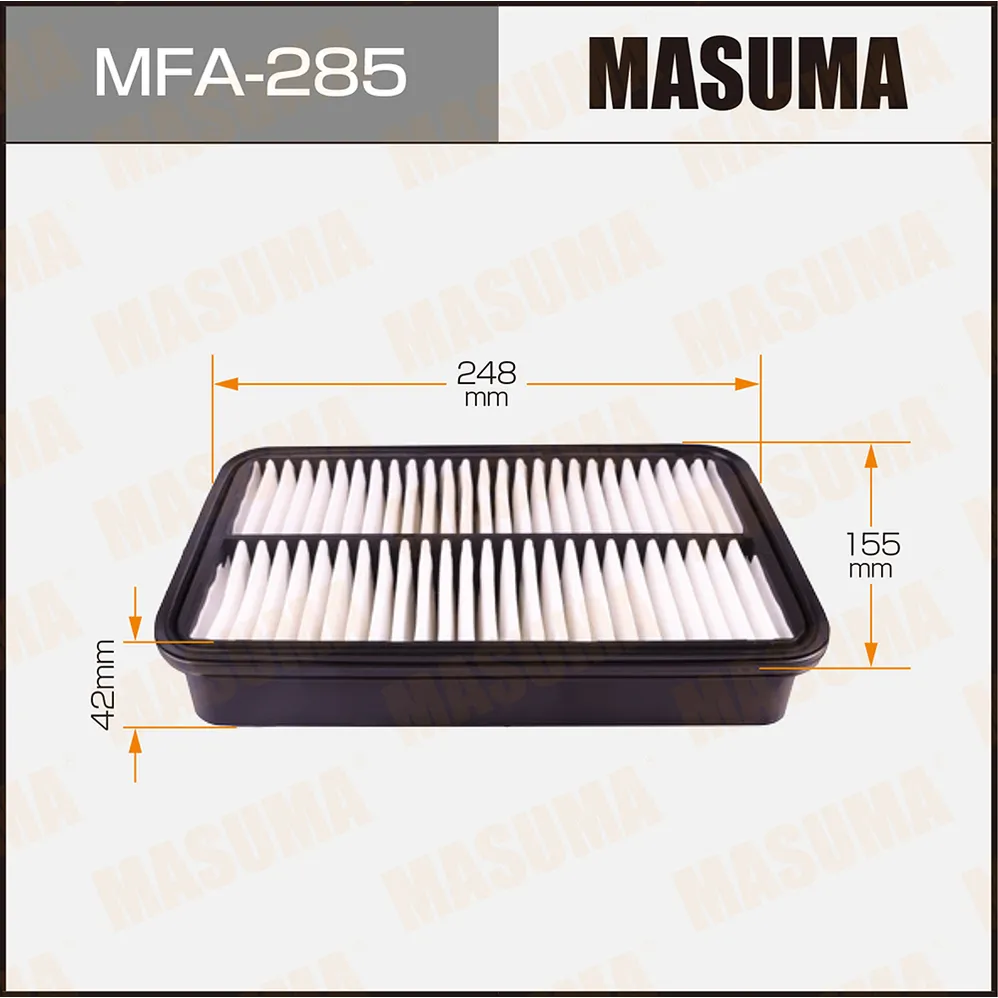 Воздушный фильтр A-162 MASUMA (1/40) MASUMA MFA285