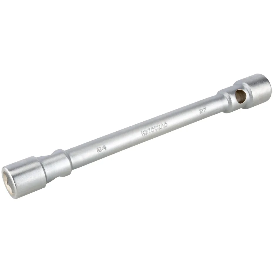 Ключ колёсный баллонный, торцевой, прямой, 24x27 мм АвтоDело 34047