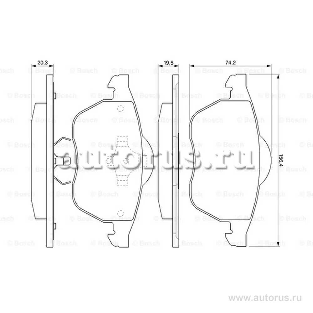 Колодки тормозные AUDI A3 97>01 R15/VOLKSWAGEN G4/SKODA OCTAVIA 98> передние