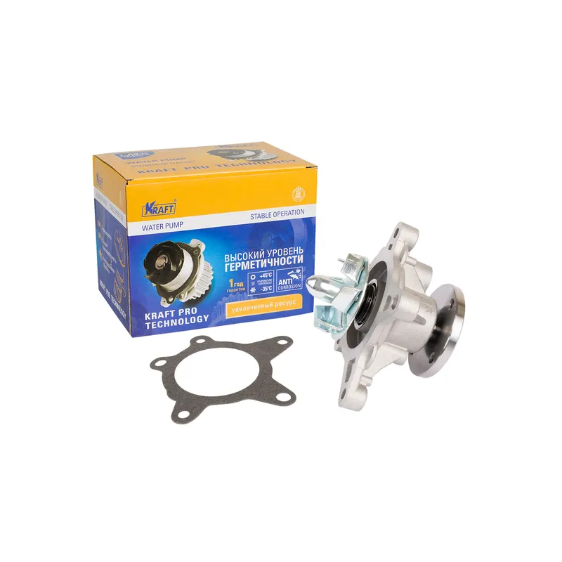Помпа, водяной насос Hyundai Solaris (10-) Kia Rio (11-) OBER KRAFT KT059382
