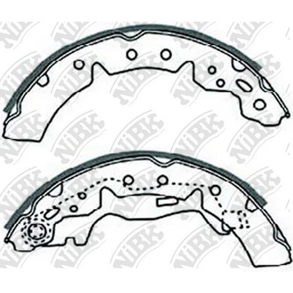 Колодки барабанные TOYOTA Carina E/Corolla E10/E11 NIBK FN2354