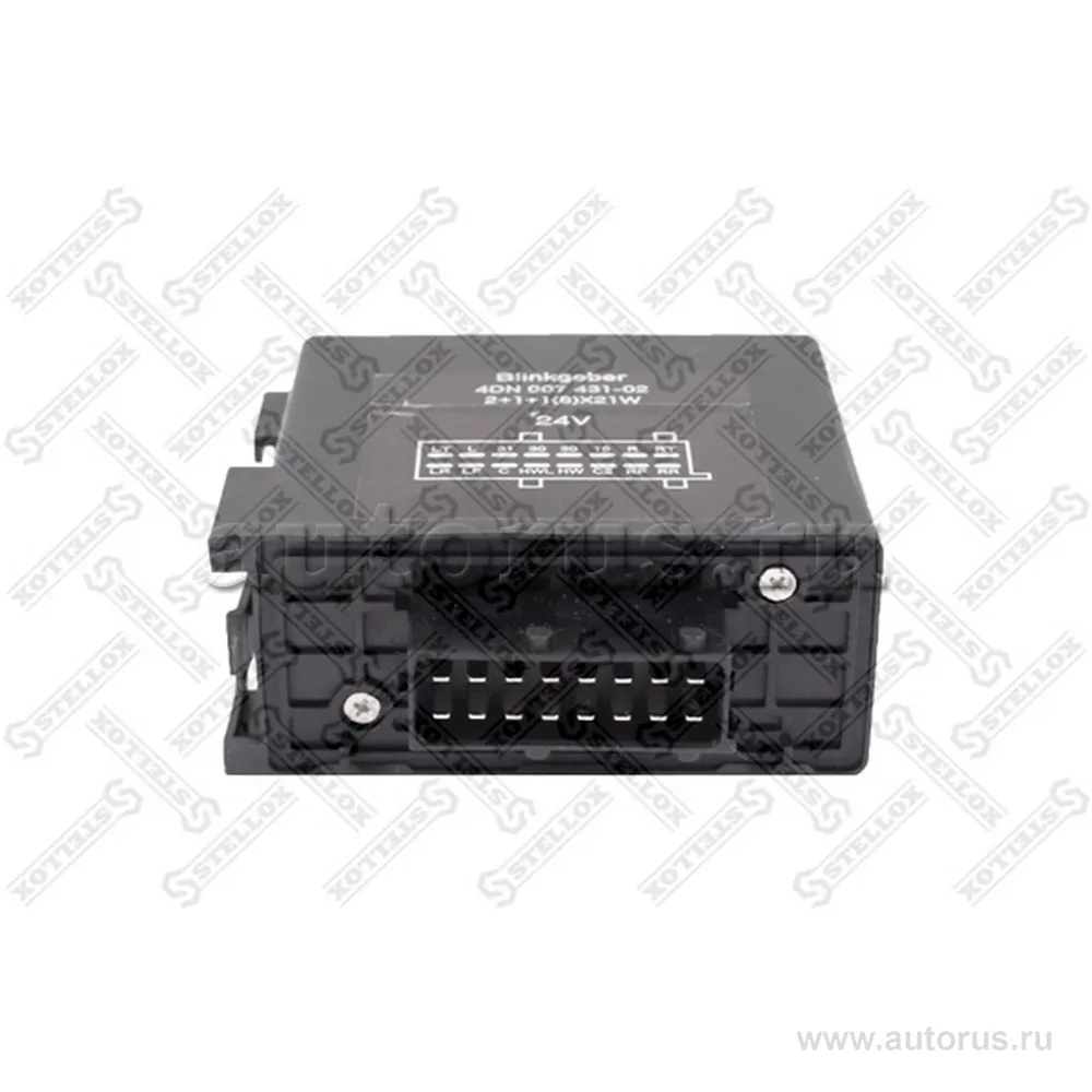 Реле-прерыватель указателей поворотов 24V 2+1+1x21W 16-pin Scania 12 STELLOX 88-05819-SX