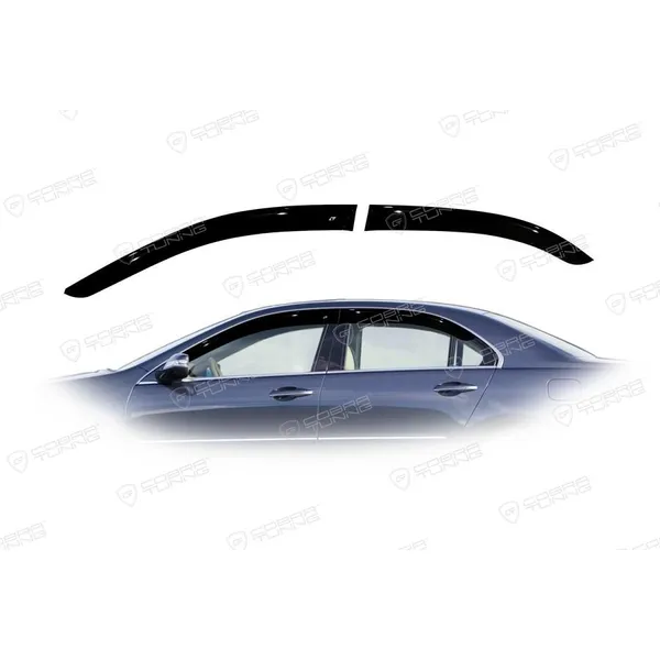Дефлектора на окна Honda Legend Sd 2004-2010EuroStandard деф.окон Cobra Tuning HE14104