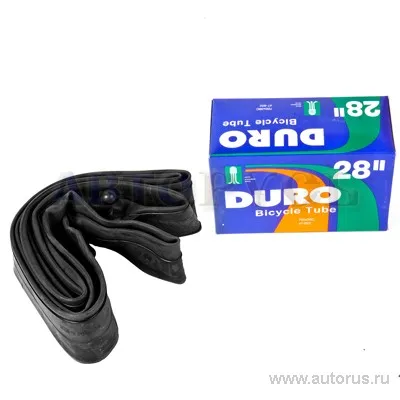 Камера для велосипеда 28x1,75 автовентиль 48 мм коробка DURO 030006