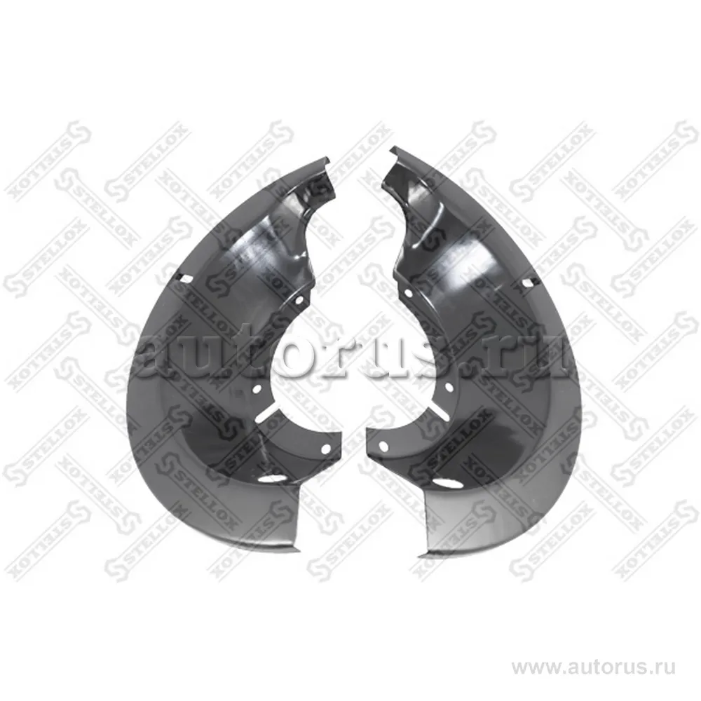 Щитки пылезащитные комплект на 1 сторону 420x203 d D h 85 Frue /S STELLOX 85-05314-SX