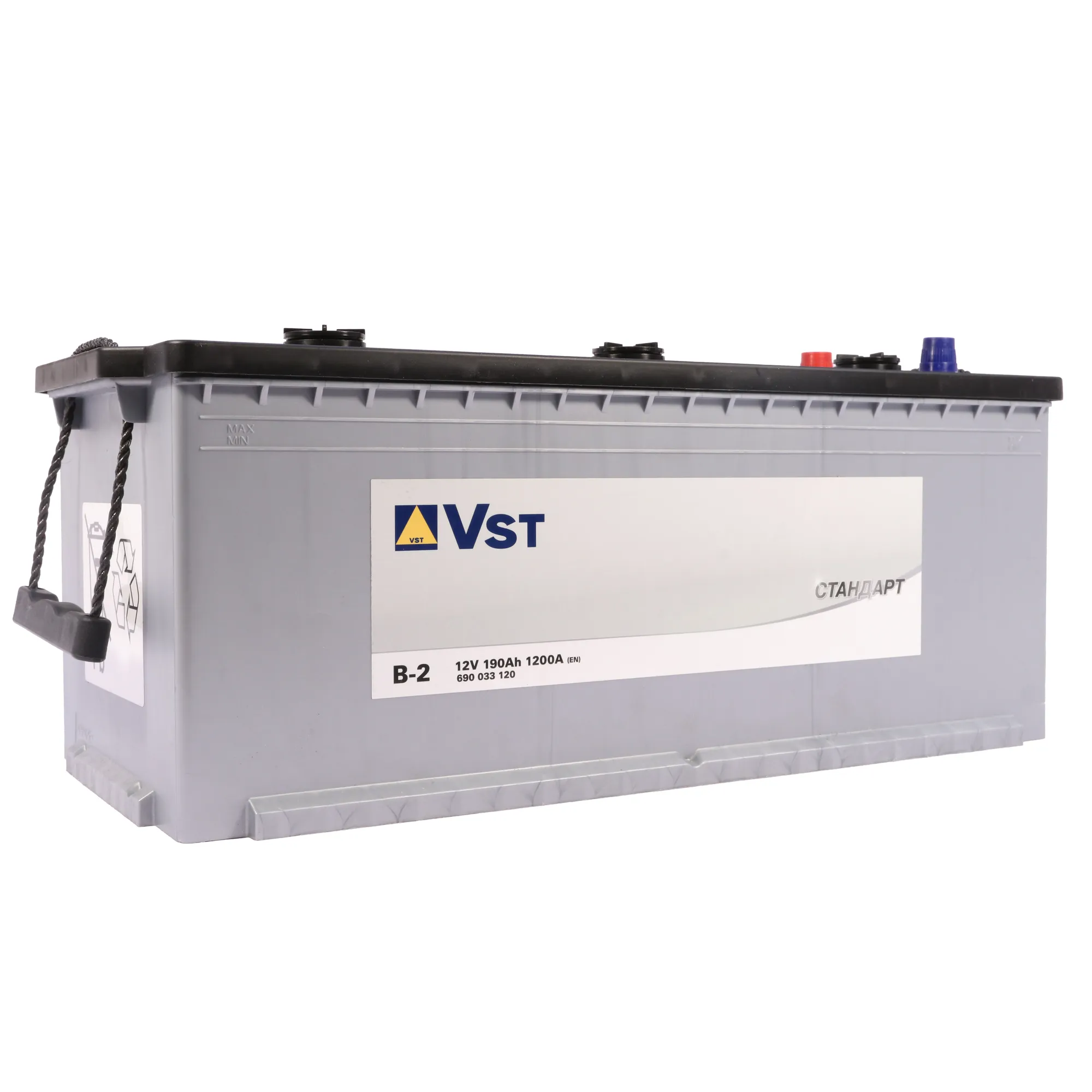 Аккумулятор VST 190 А/ч R+(4) 513x225x218 B EN 1200 А