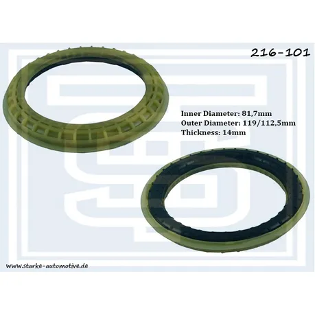 Подшипник опорный FORD MONDEO I-II / SCORPIO II / VOLVO S40 I передний STARKE 216-101