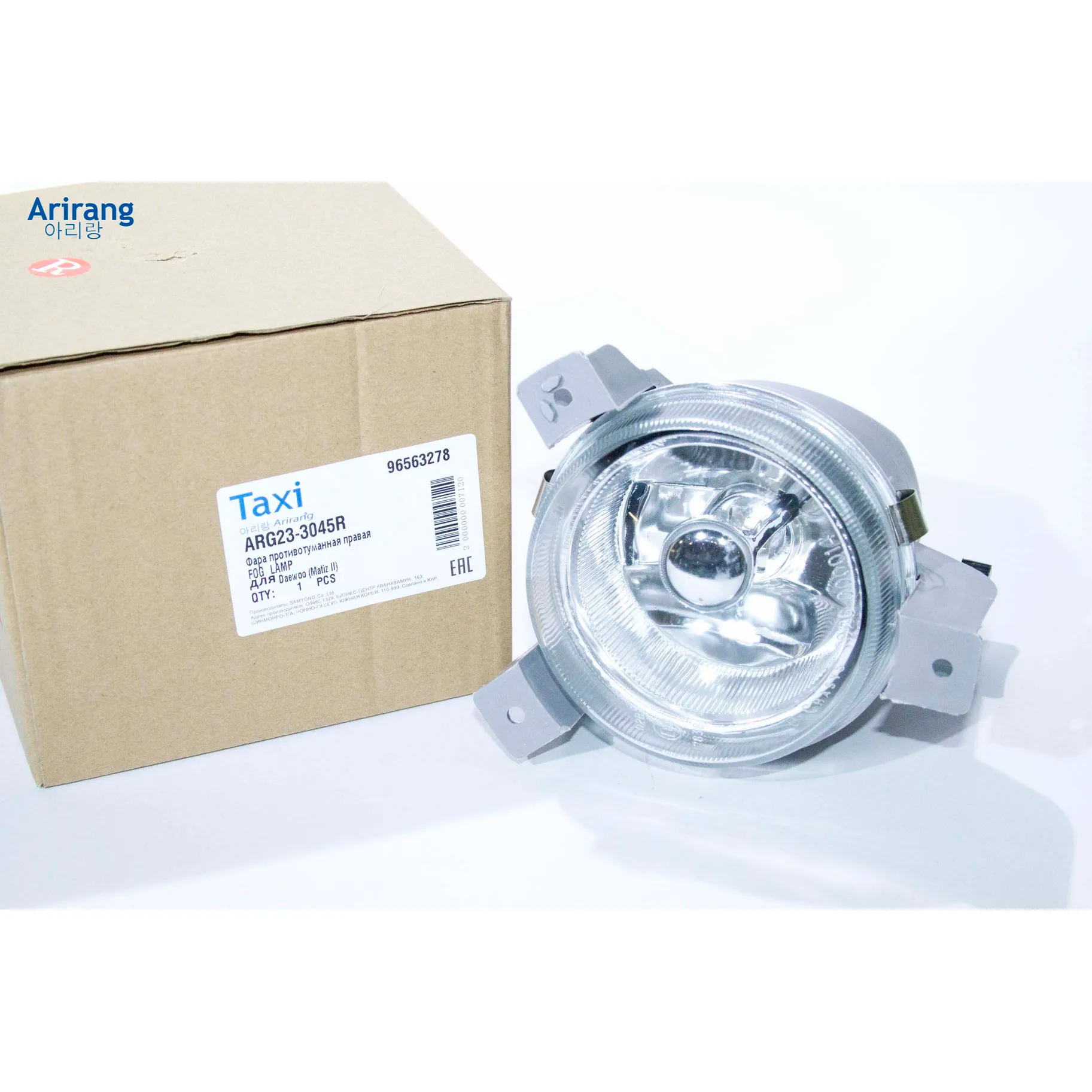 Фара противотуманная правая Daewoo (Matiz II) ARIRANG ARG23-3045R TAXI