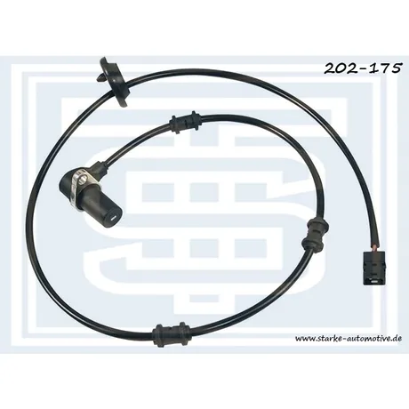 Датчик ABS MER W210 задний L STARKE 202-175
