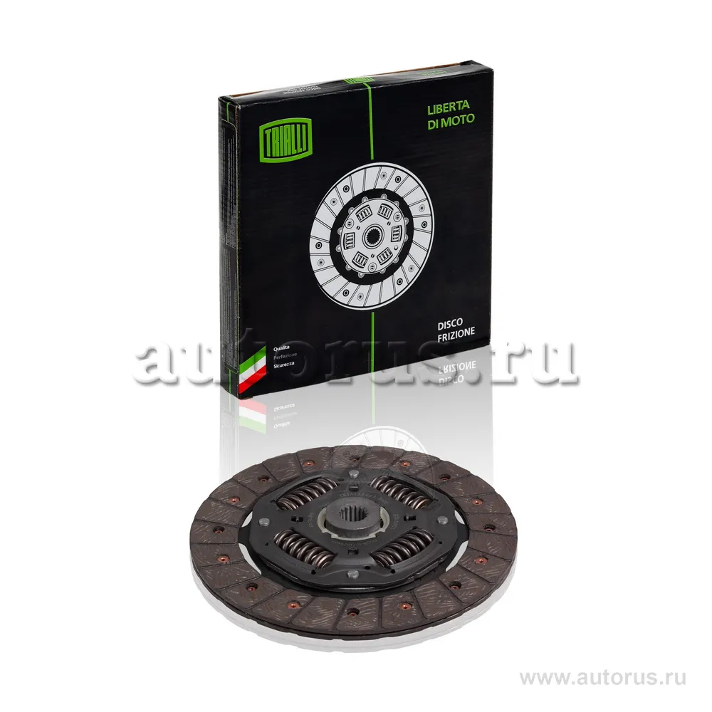 Диск сцеп. для а/м Ford Focus I (98-)/C-Max (03-) 1.6i (ведом.) TRIALLI FD 1001