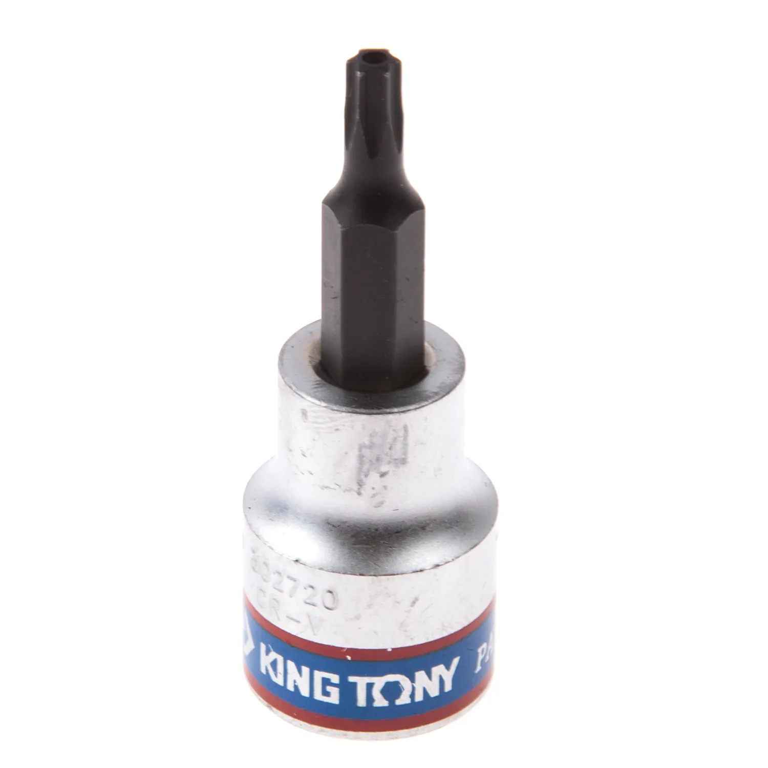 Насадка (бита) торцевая 3/8, Torx, T20, L = 50 мм, с отверстием KING TONY 302720