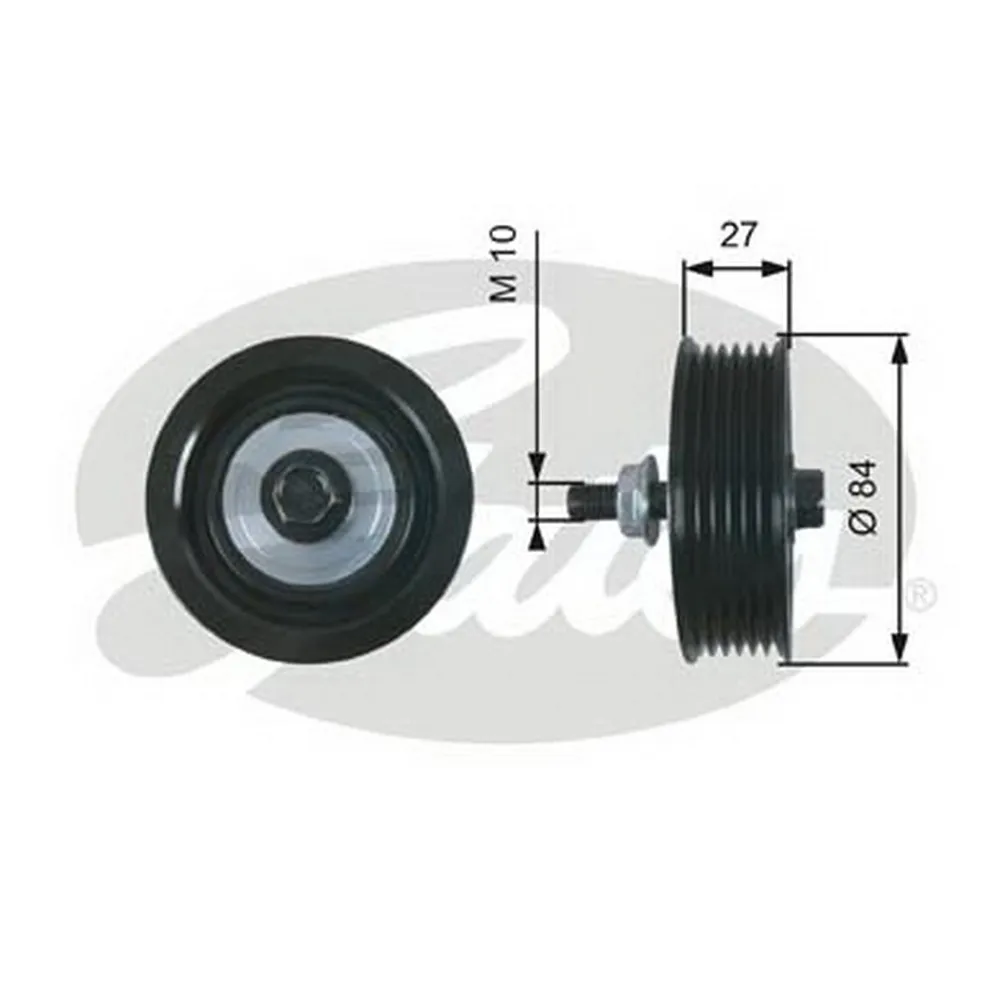 Ролик ремня приводного TOYOTA YARIS 1.0/1.3 99 GATES T36602