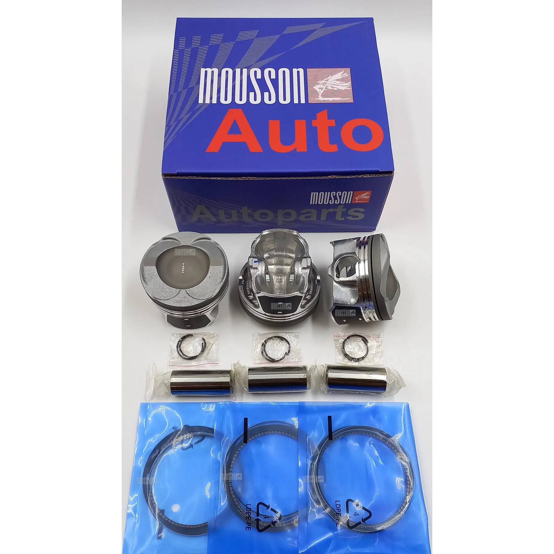 Поршень кольца комплект Ford 1,0L EcoBoost на 1 цилиндр MOUSSON SPRM1DASTD