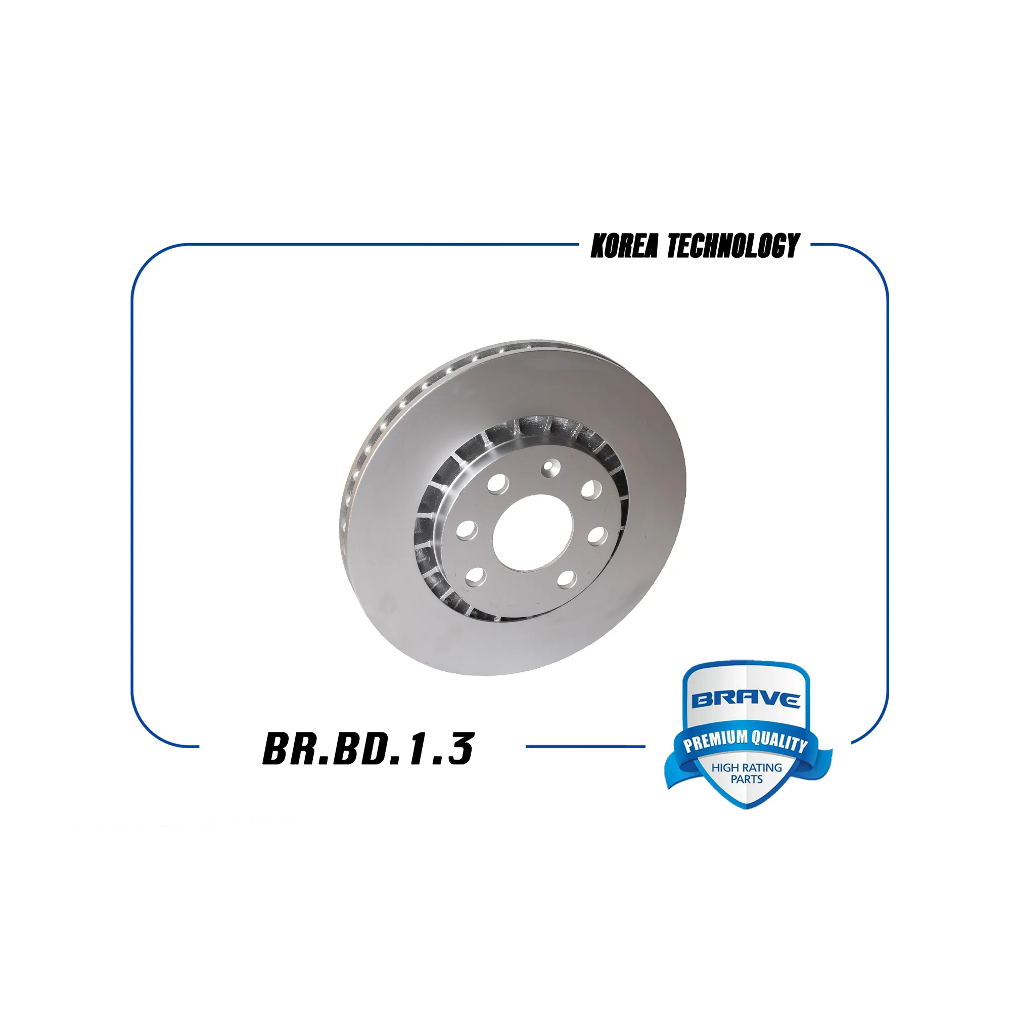 Диск тормозной передний 96179110 DAEWOO NEXIA, LANOS DOHC R14 BRAVE BR.BD.1.3
