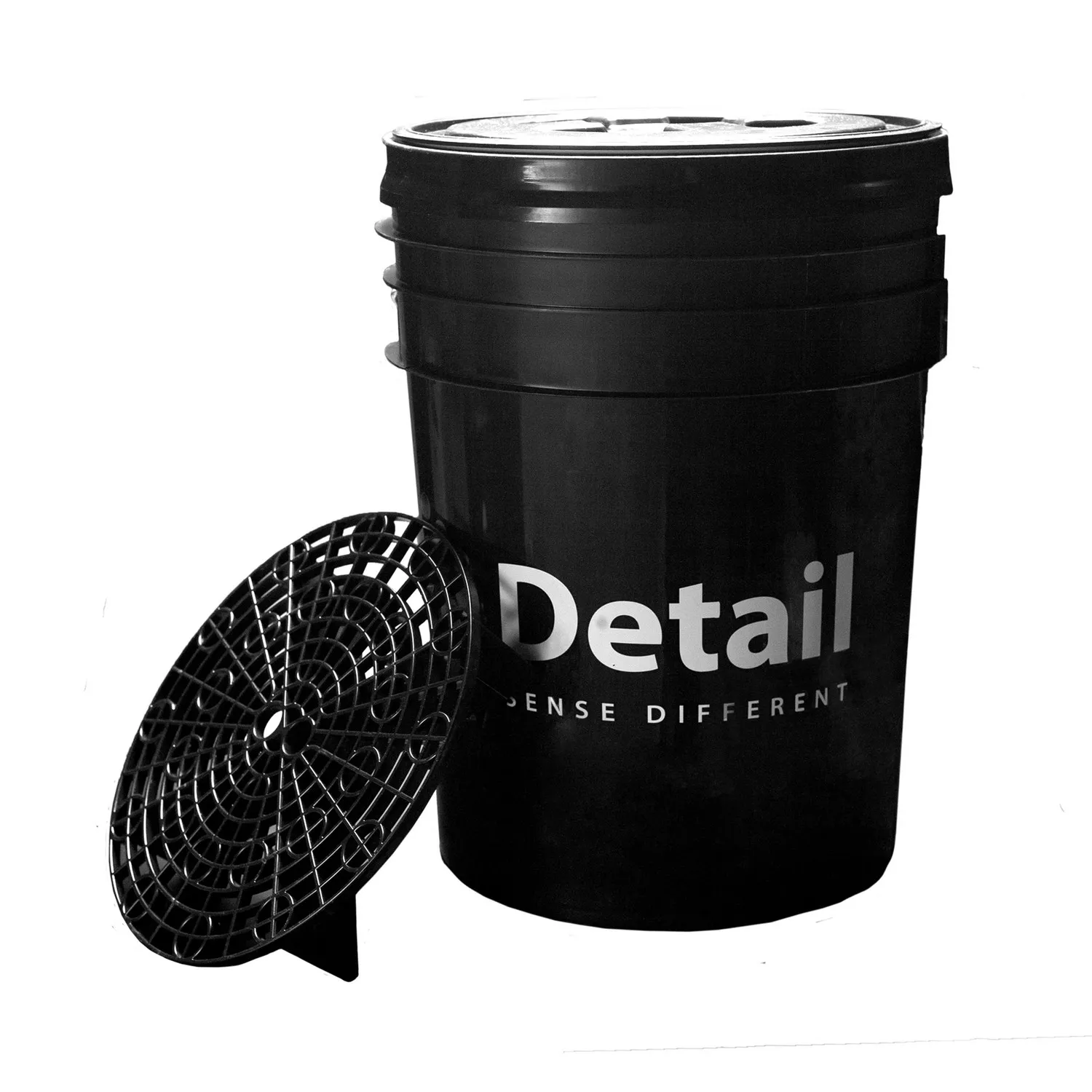 Ведро Detail черное с пескоотделителем. DETAIL DT-0222