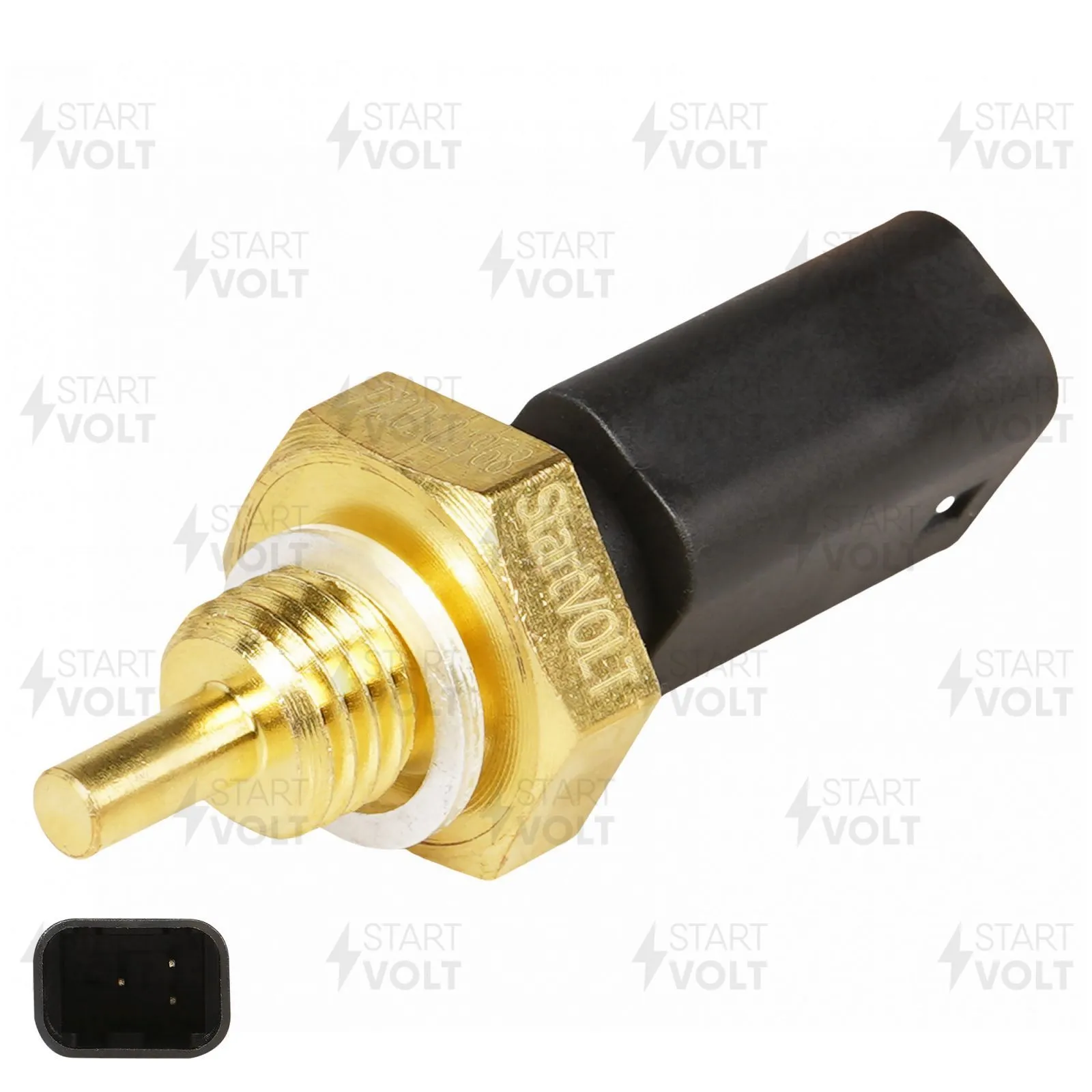 Датчик температуры для а/м Лада Largus (12-)/Renault Logan (04-) контакты в два ряда STARTVOLT LS 09098
