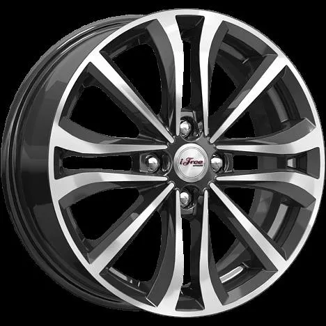 Диск литой R16 6J 4x100/54.1 ET45 IFREE Панган Блэк Джек 656800
